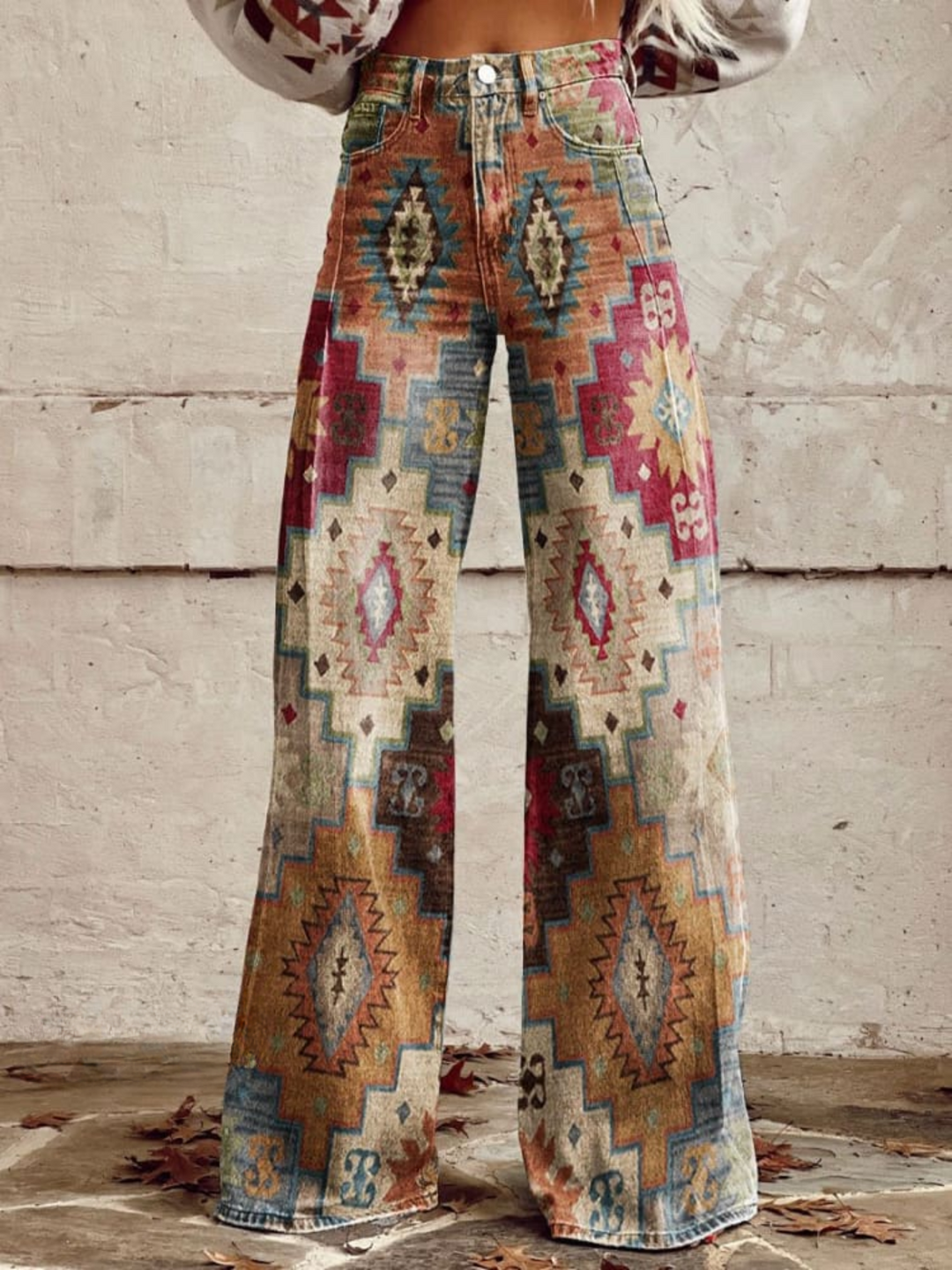 ALDINA - VINTAGE BOHO BAGGY PANTS