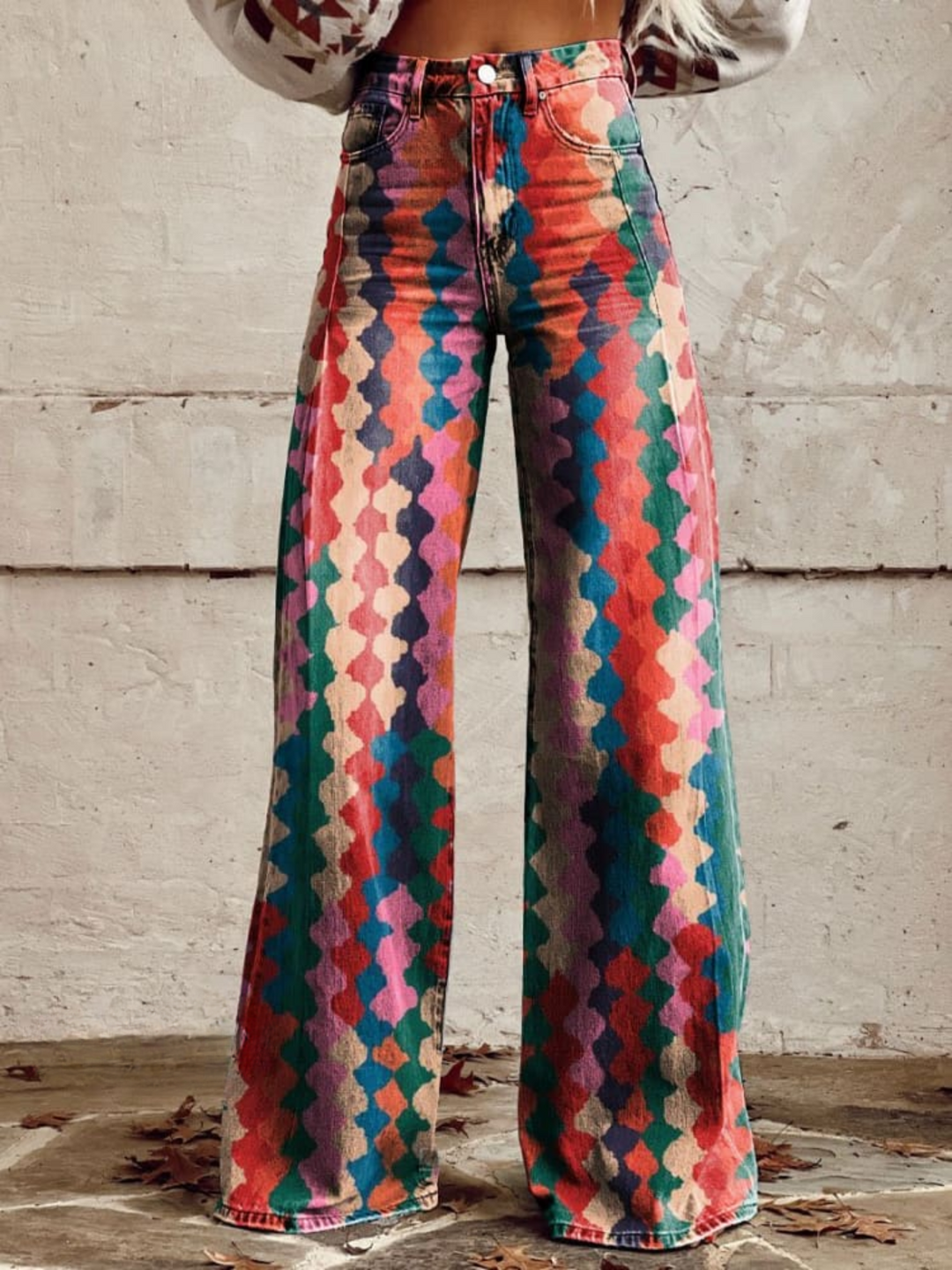 NADINA - BOHO WIDE PANTS