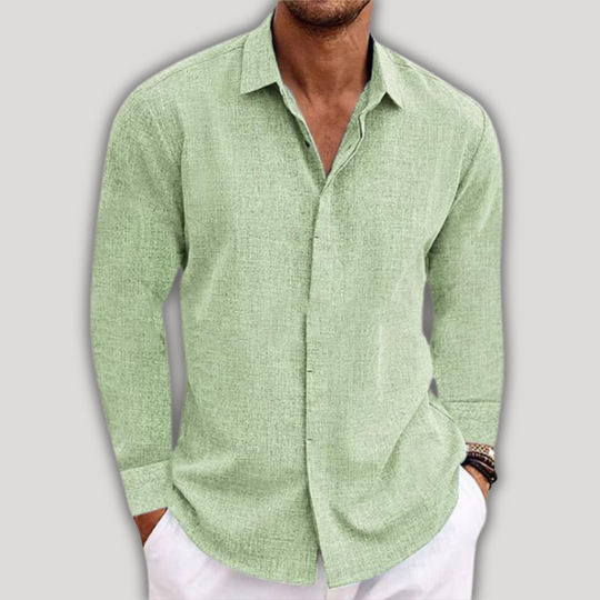 GINO | LONG-SLEEVED LINEN SHIRT