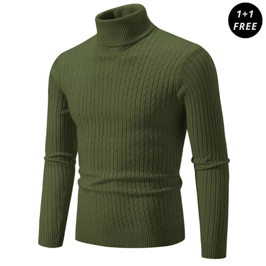 CHRIS | WARM TURTLENECK KNIT SWEATER (1+1 FREE)