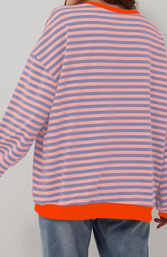 Manyana - Oversized sweater with stripes