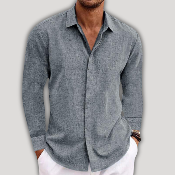 GINO | LONG-SLEEVED LINEN SHIRT