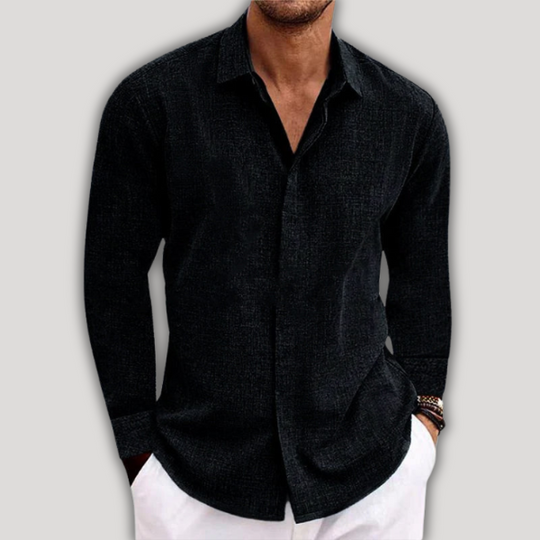 GINO | LONG-SLEEVED LINEN SHIRT