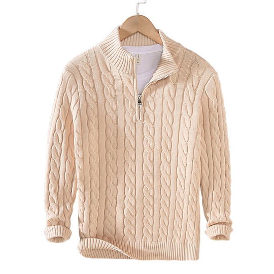 Giuseppe™ | Luxe Zip-Up Knit Sweater