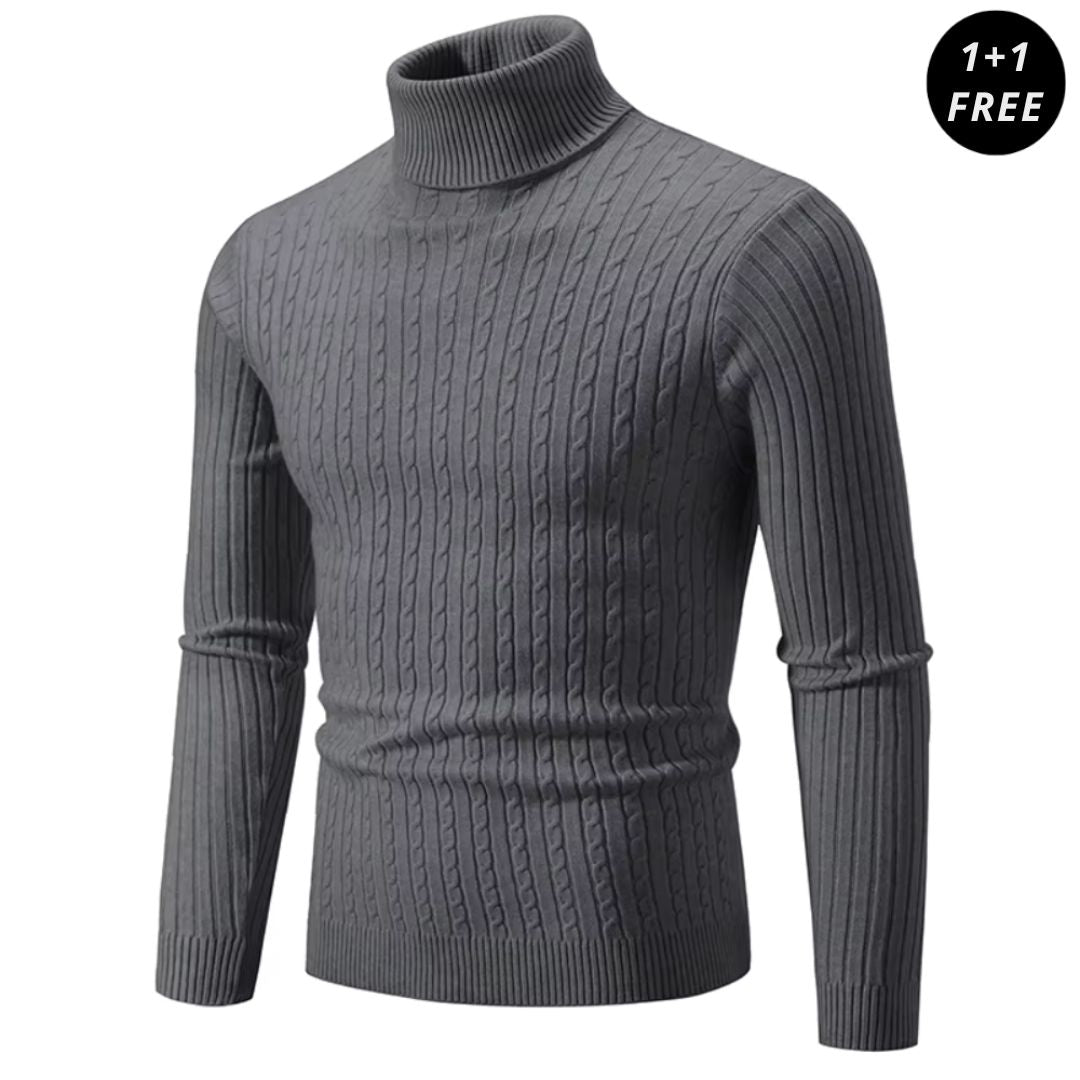 CHRIS | WARM TURTLENECK KNIT SWEATER (1+1 FREE)