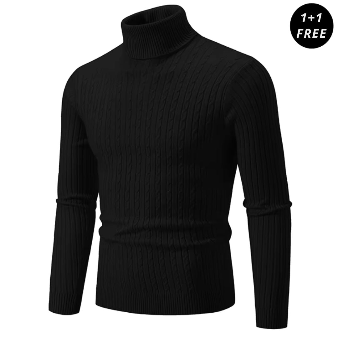 CHRIS | WARM TURTLENECK KNIT SWEATER (1+1 FREE)