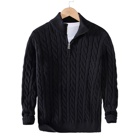 Giuseppe™ | Luxe Zip-Up Knit Sweater