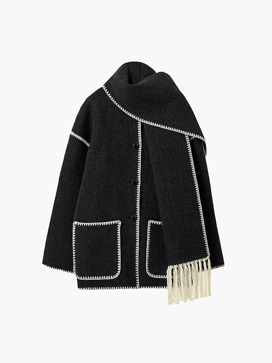 CONEY | STYLISH JACKET WITH MATCHING SCARF