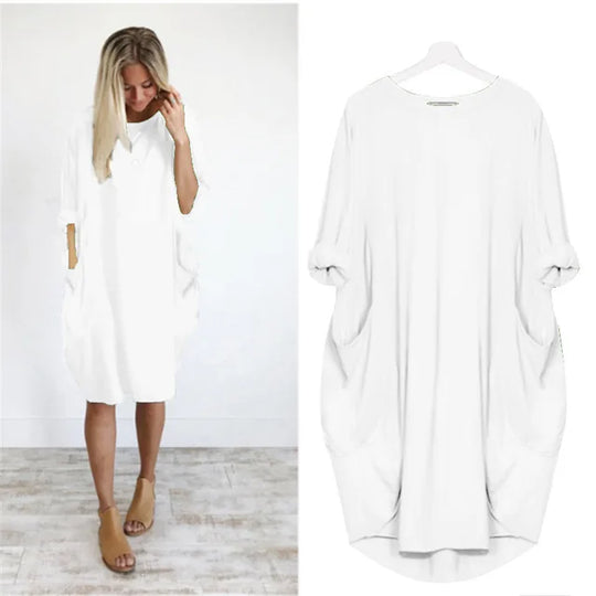 Noemi™ | Effortless Comfort & Chic Loose-Fit Dress