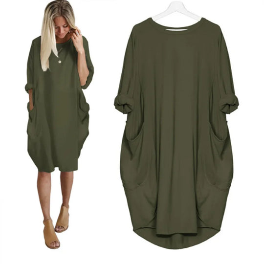 Noemi™ | Effortless Comfort & Chic Loose-Fit Dress