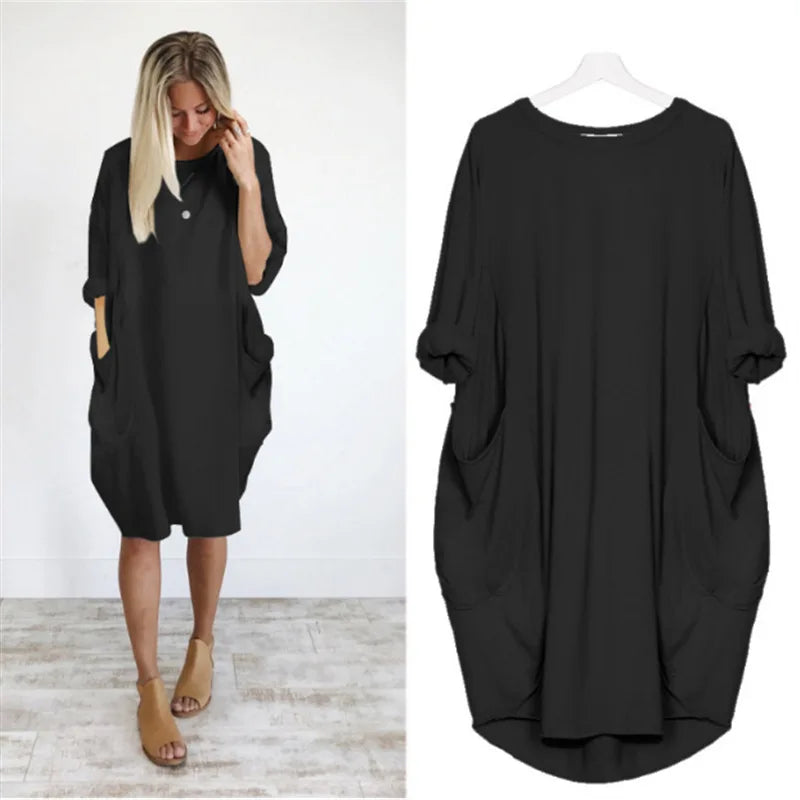 Noemi™ | Effortless Comfort & Chic Loose-Fit Dress