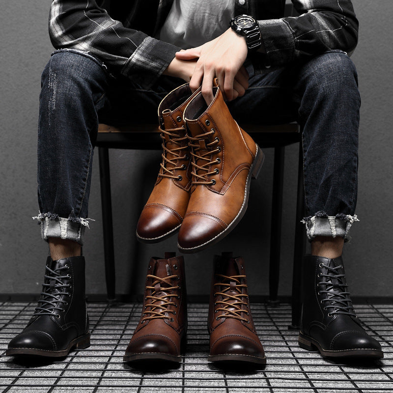 Christian™ - Leather Boots