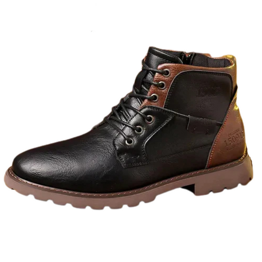 Marcel™ | Robust Leather Lace-Up Boots