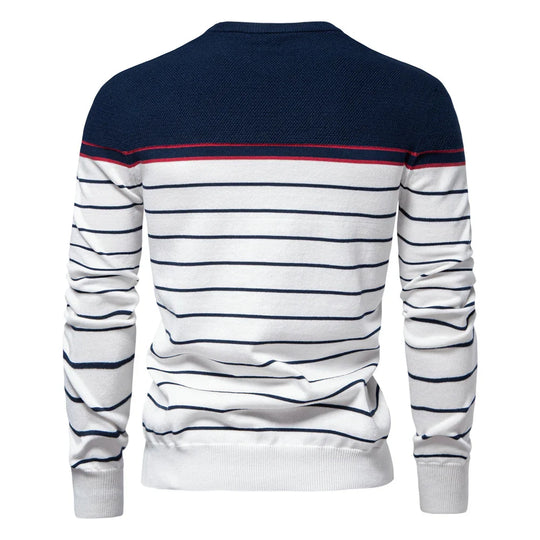 Prospora™ | Men's Sweater with Striped Design