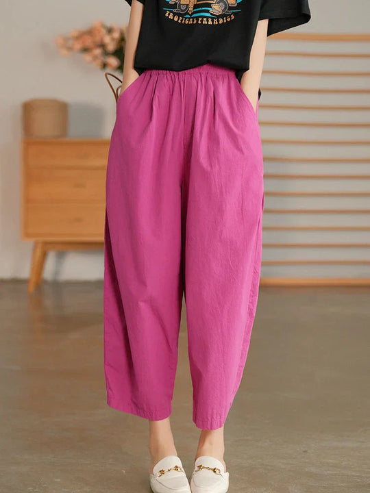 ISABELLA | COTTON SUMMER TROUSERS