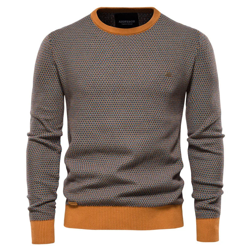 Prospora™ | Men's Sweater with Diamond Pattern