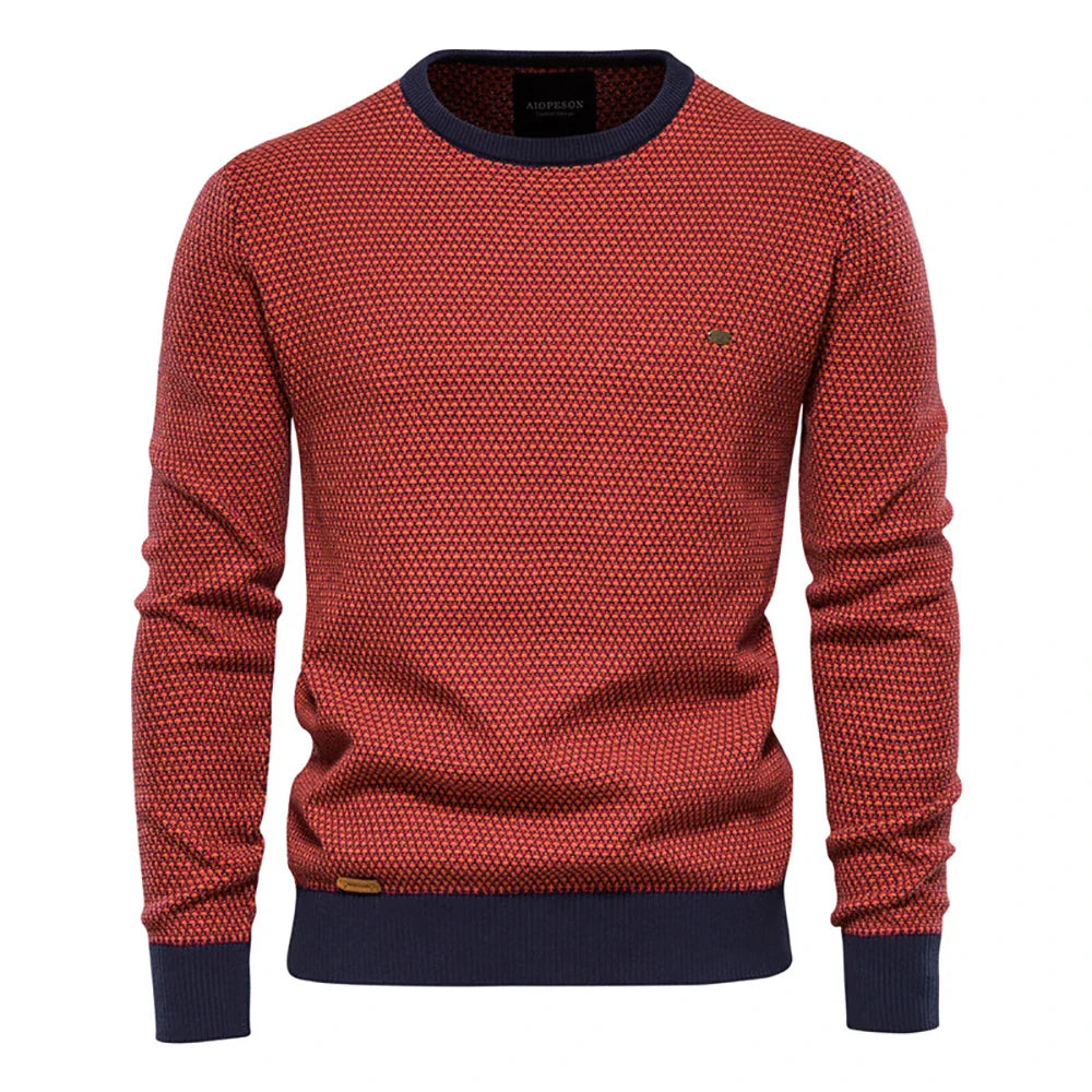 Prospora™ | Men's Sweater with Diamond Pattern