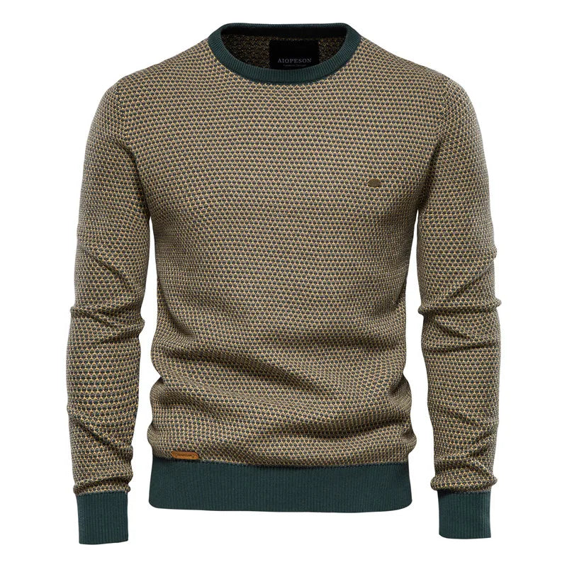 Prospora™ | Men's Sweater with Diamond Pattern