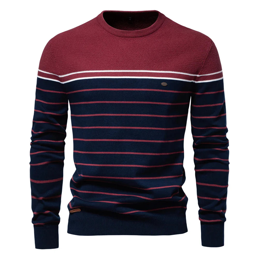 Prospora™ | Men's Sweater with Striped Design