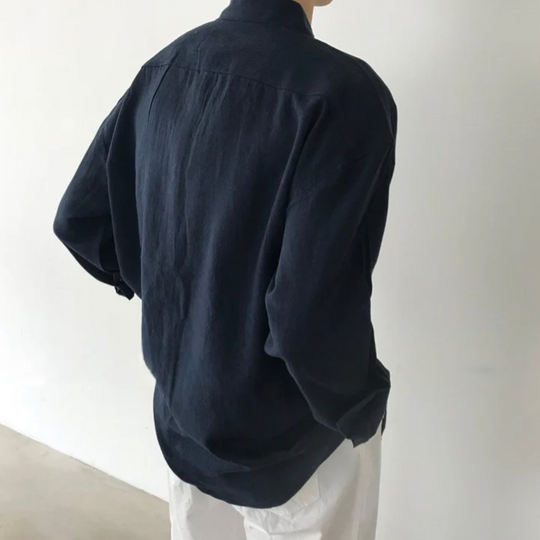 100% Linen Pocket Shirt