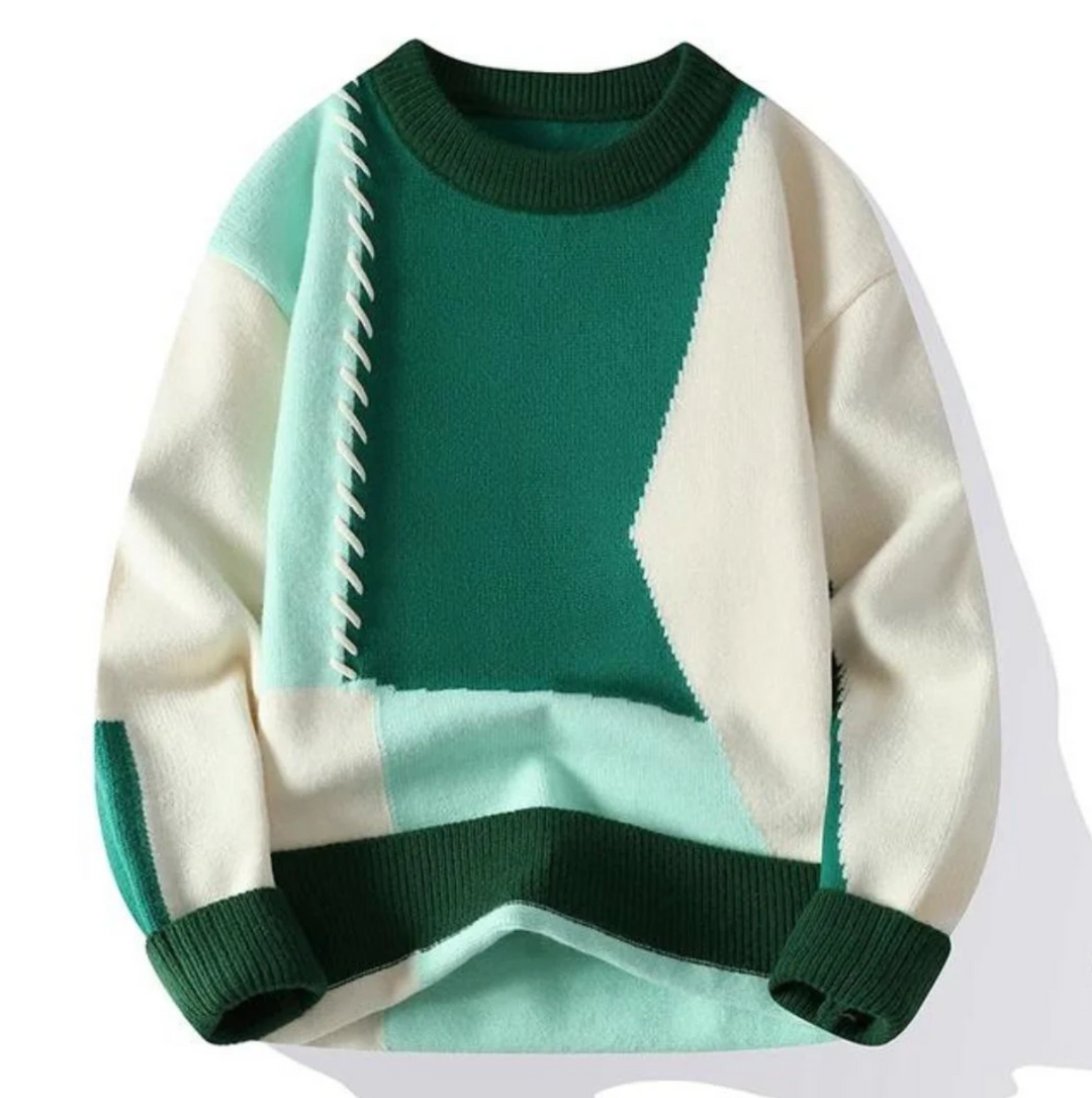 Amor | Sweater with Patchwork