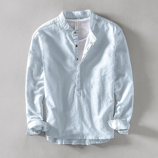 JADEN | LONG-SLEEVED LINEN SHIRT