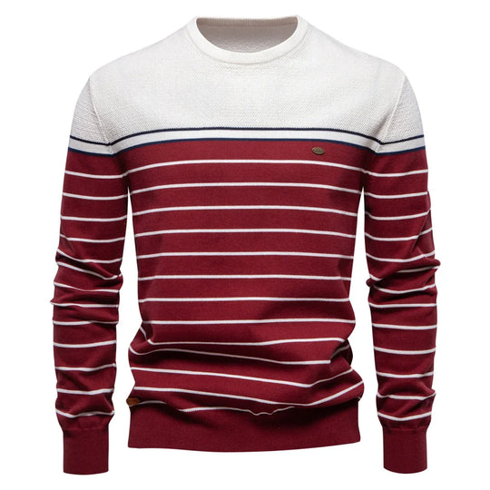 Prospora™ | Men's Sweater with Striped Design