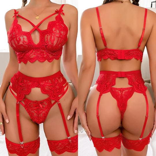 Yara™ | 3-Piece French Lingerie Set