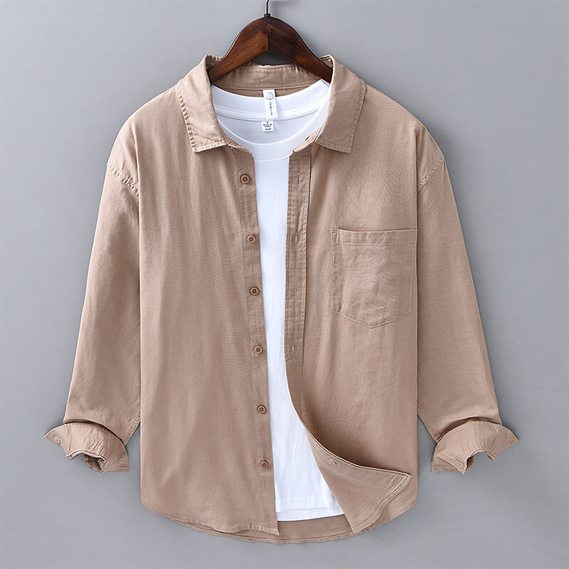 NEIL | BUTTON DOWN LINEN SHIRT