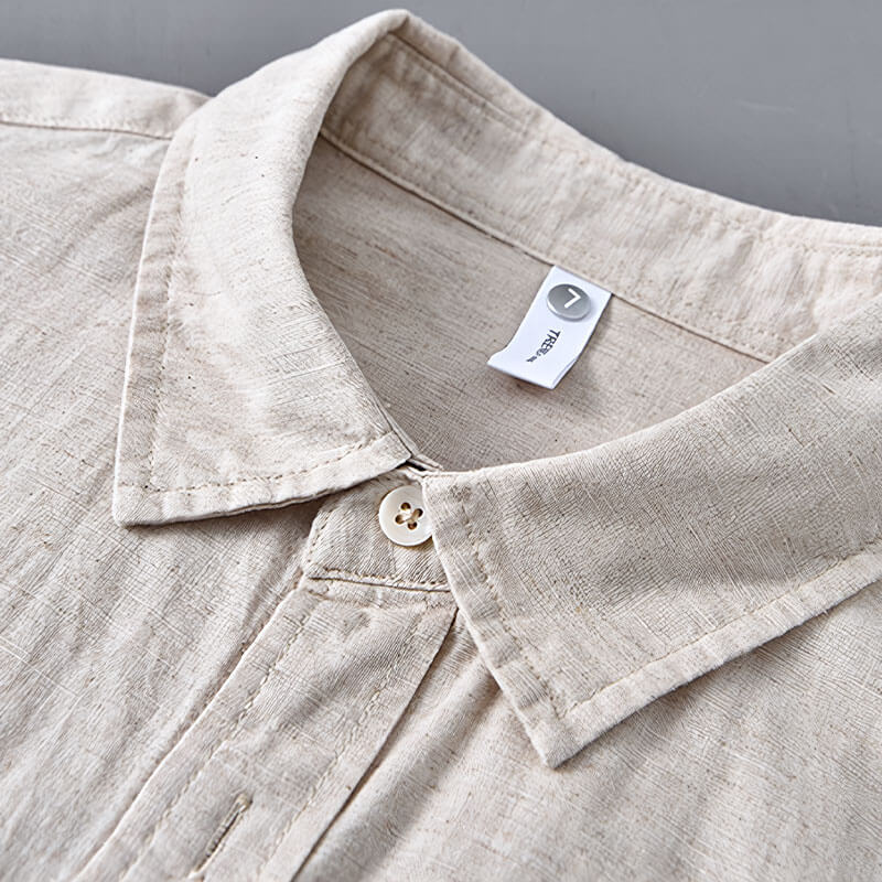 NEIL | BUTTON DOWN LINEN SHIRT