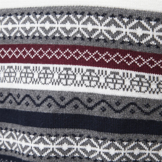 GUSTAV | RETRO PATTERNED SWEATER