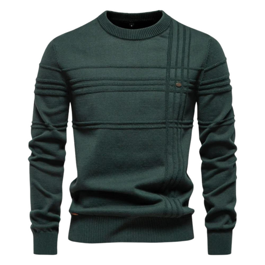 Prospora™ | Men's Sweater with Diamond Pattern