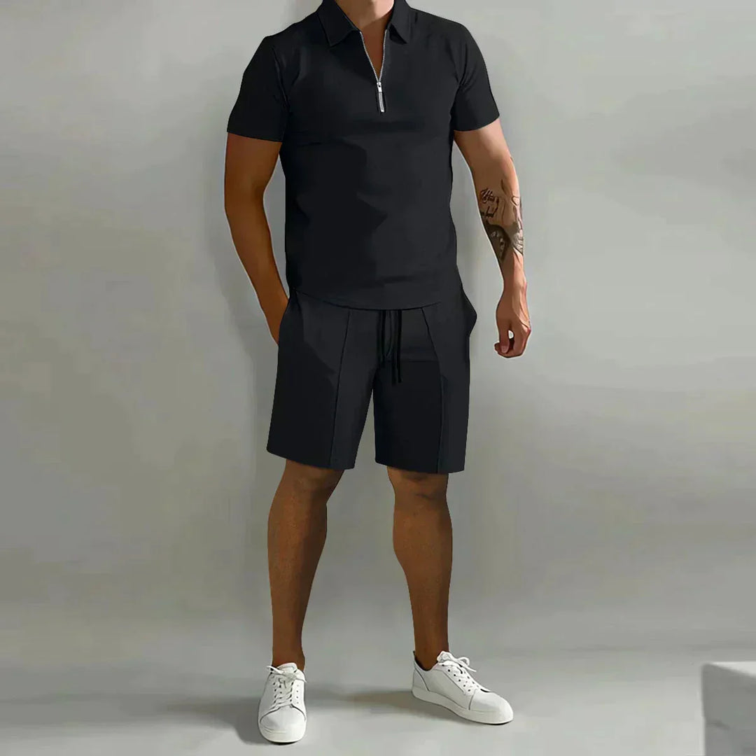 THERON | POLO AND SHORTS SET