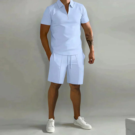 THERON | POLO AND SHORTS SET