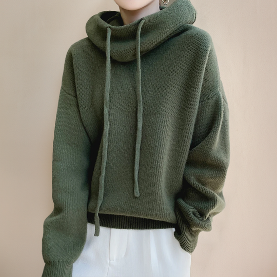 Sienna™ | Cozy High-Neck Hoodie