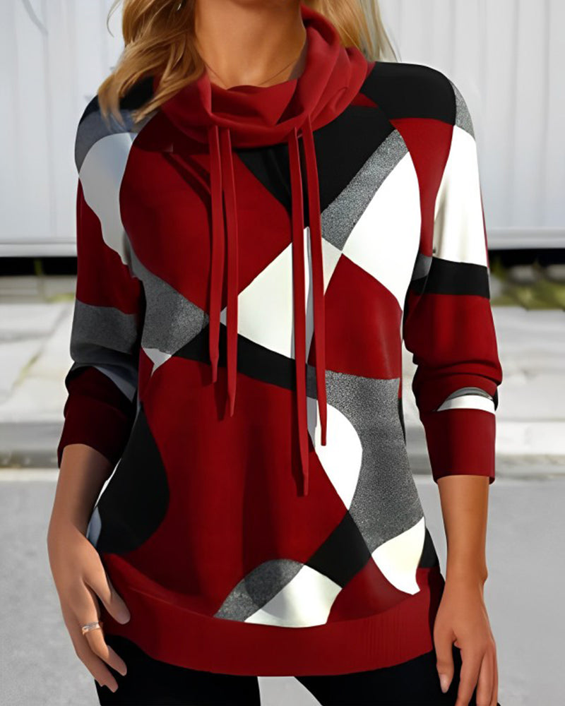 STACEY | TRENDY COLOR-BLOCK HOODIE