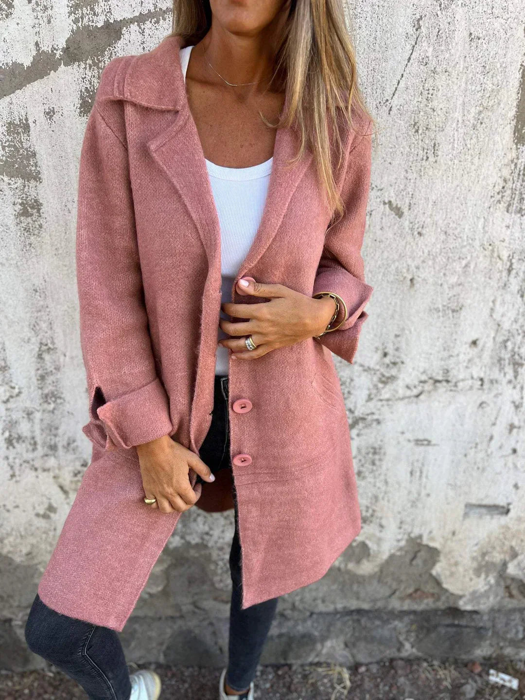 Baylea - Single-Breasted Casual Coat