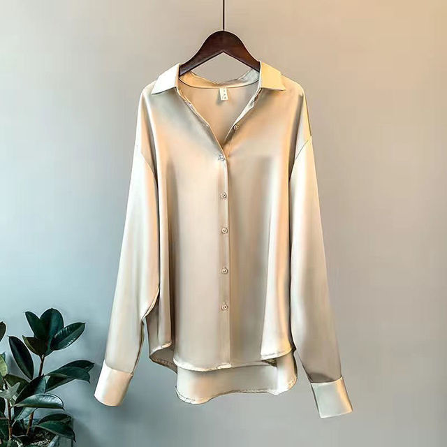 INGRID | ELEGANT SATIN SHIRT